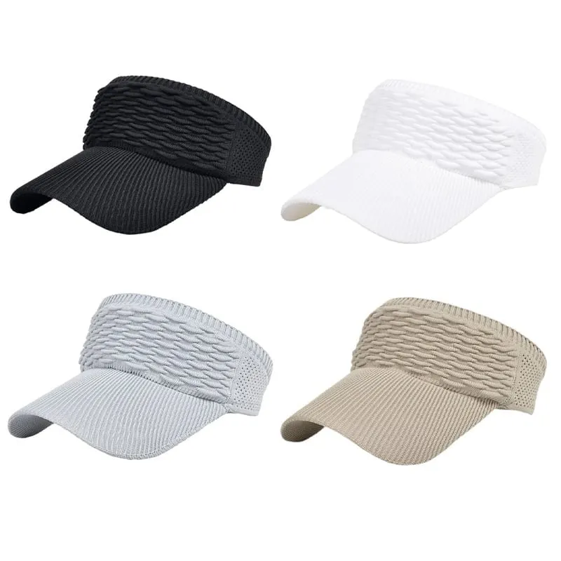 Women's High Ponytail Sun Visor Hat