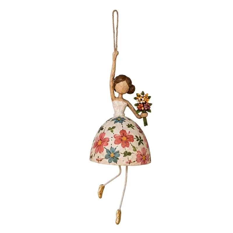 Vintage Whimsical Dancing Lady Hanging Decor